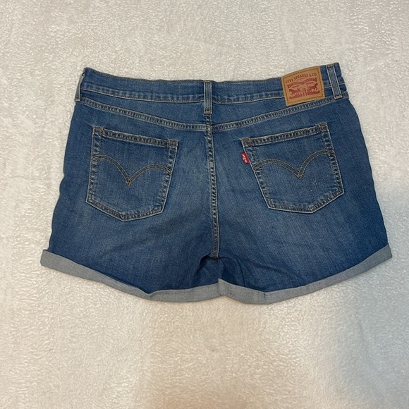 Levi's Stretch Denim Jean Shorts Summer Casual Women's 32 - Picture 9 of 9